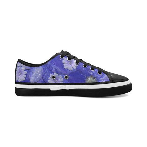 Floral ArtStudio 261016 A Women's Canvas Zipper Shoes/Large Size (Model 001)