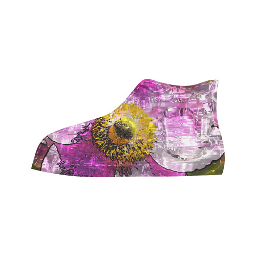 Floral ArtStudio 281016 B Aquila High Top Microfiber Leather Women's Shoes (Model 032)