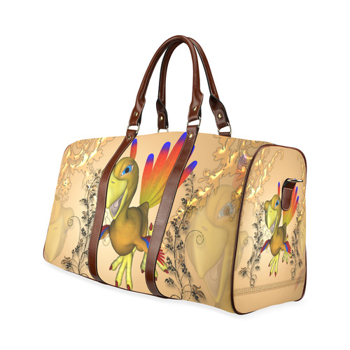 funny toon phoenix Waterproof Travel Bag/Small (Model 1639)