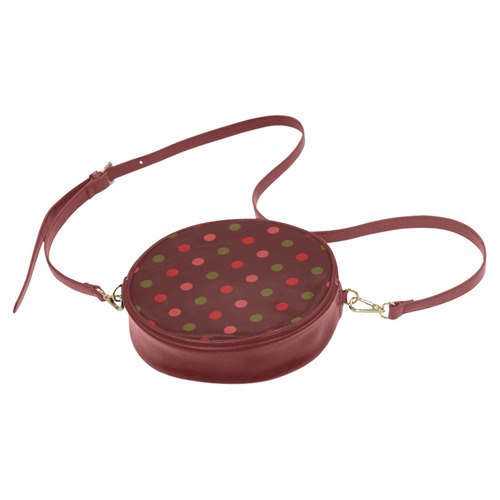 New in atelier! "Cookie" designers bag with dots. New vintage fresh edition in our designe Round Sling Bag (Model 1647)