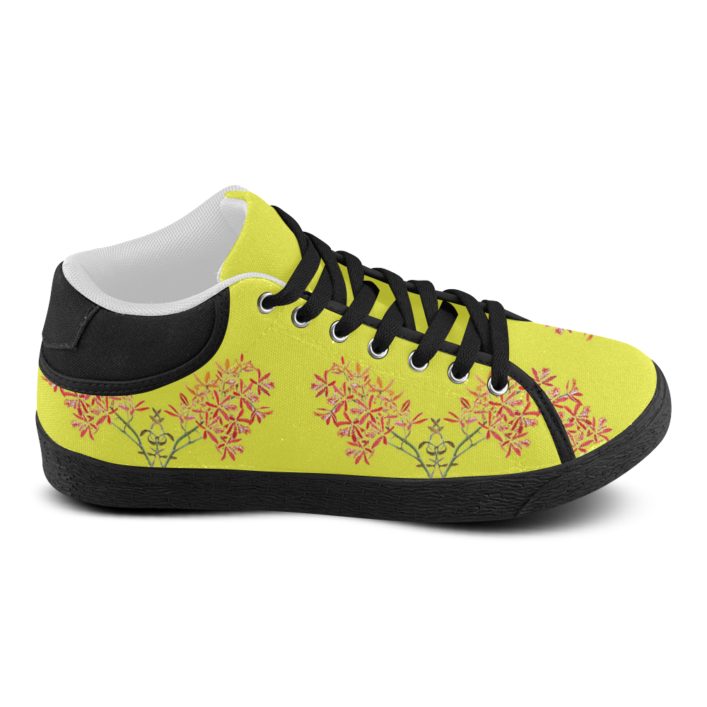 womens yellow canvas shoes