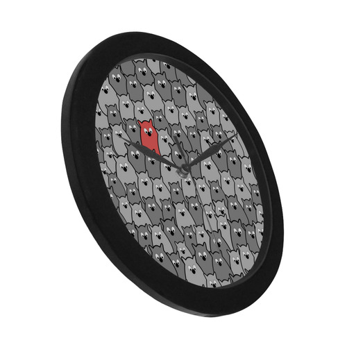 Stand Out From the Crowd Circular Plastic Wall clock