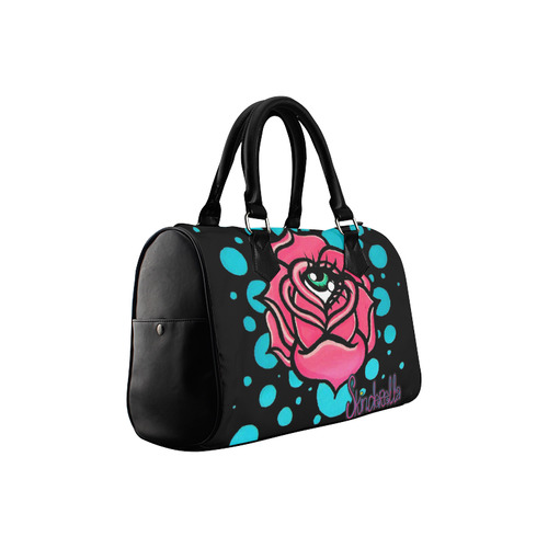 "Rose Eye" by Skinderella Boston Handbag (Model 1621)