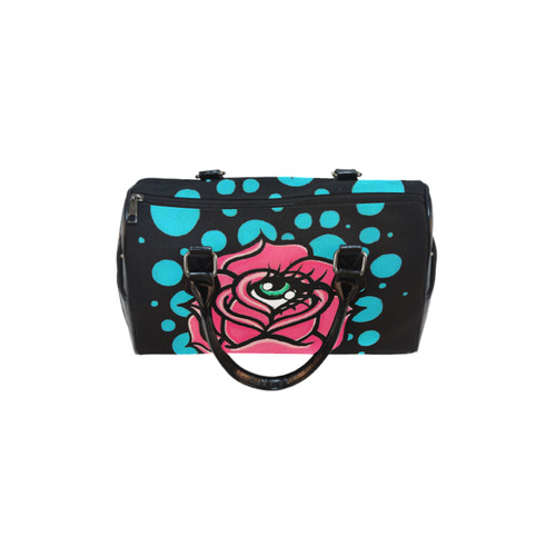 "Rose Eye" by Skinderella Boston Handbag (Model 1621)