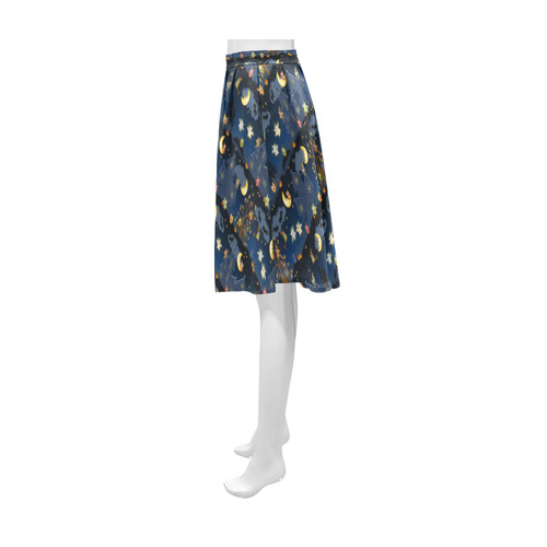 halloween owls Athena Women's Short Skirt (Model D15)