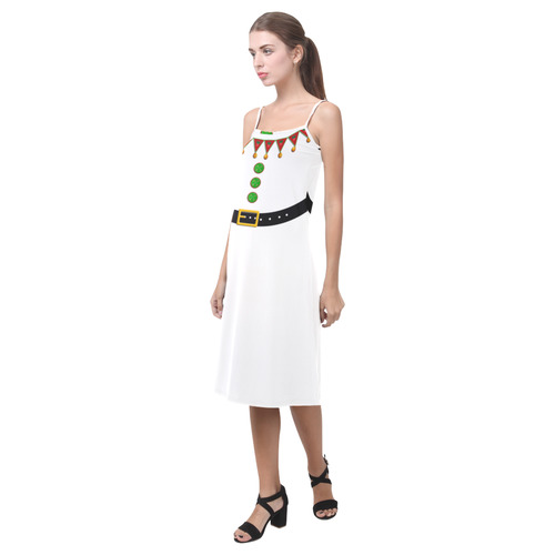 Christmas Elf - Santa's Helper Alcestis Slip Dress (Model D05)