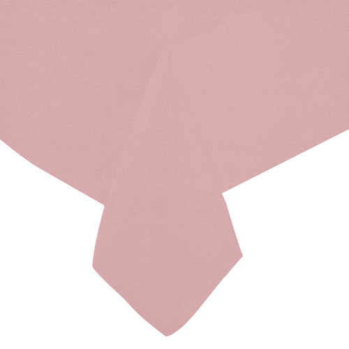 Bridal Rose Cotton Linen Tablecloth 60"x 84"