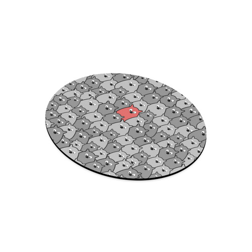 Stand Out From the Crowd Round Mousepad