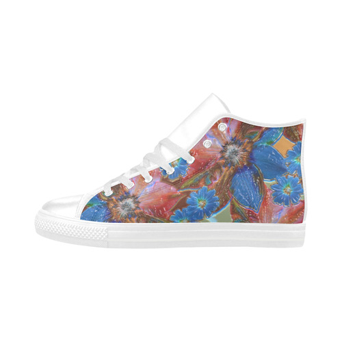 Floral ArtStudio 261016 B Aquila High Top Microfiber Leather Women's Shoes (Model 032)