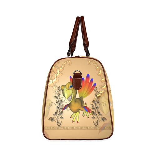 funny toon phoenix Waterproof Travel Bag/Small (Model 1639)