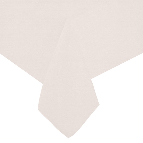 Bridal Blush Cotton Linen Tablecloth 60"x 104"