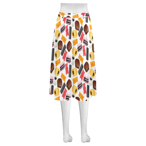 Yummy Mnemosyne Women's Crepe Skirt (Model D16)