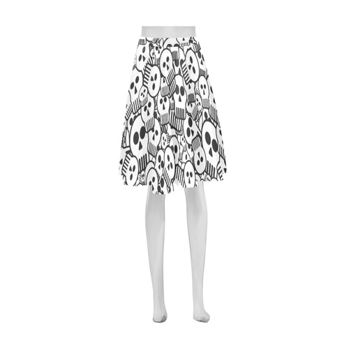 toon skulls Athena Women's Short Skirt (Model D15)