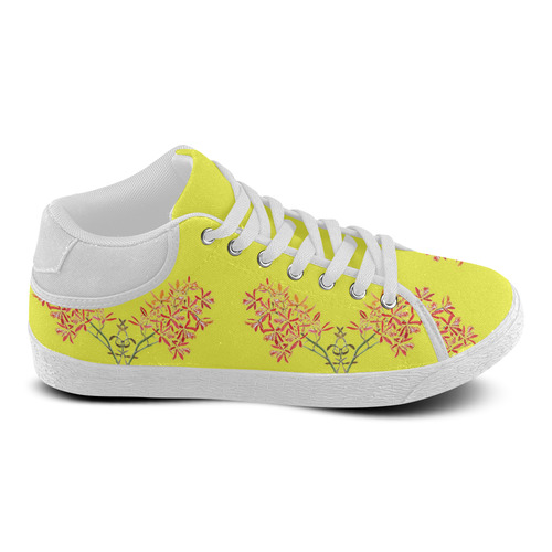 womens yellow canvas shoes