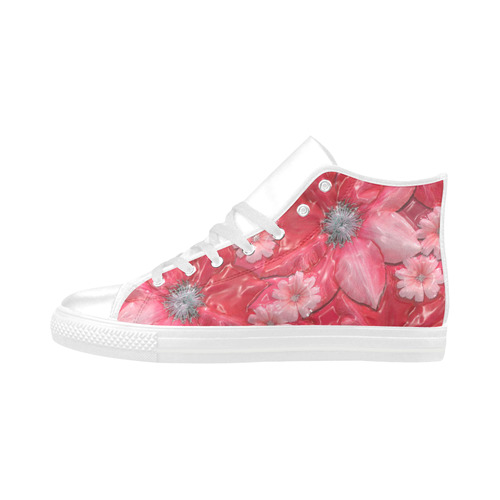 Floral ArtStudio 261016 C Aquila High Top Microfiber Leather Women's Shoes (Model 032)