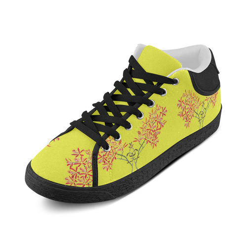 womens yellow canvas shoes