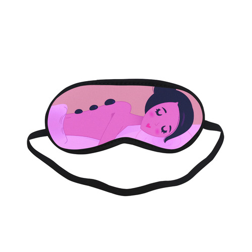 Ladies artistic facial mask edition. Erotic inspired art with "massage lady". Original gif Sleeping Mask