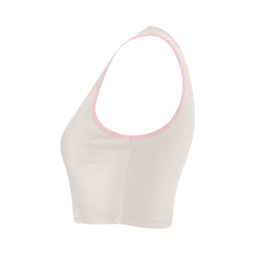 Bridal Blush Women's Crop Top (Model T42)