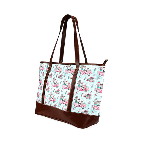 christmas, shopping girl Tote Handbag (Model 1642)