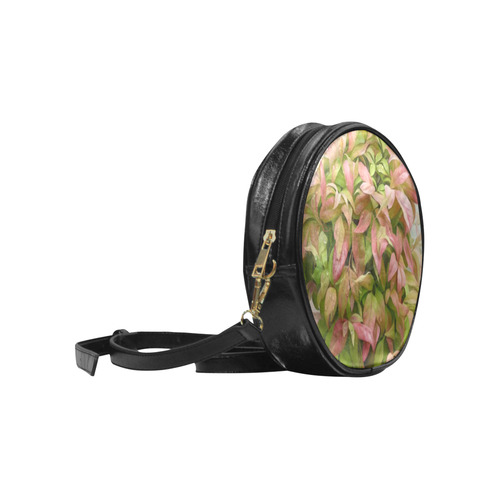 Pot full of colors, watercolors Round Sling Bag (Model 1647)