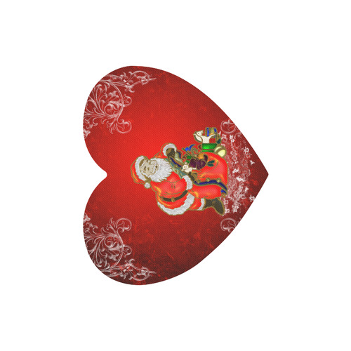 Cute toon Santa claus Heart-shaped Mousepad