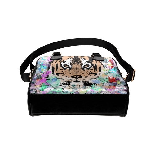 FLOWER TIGER Shoulder Handbag (Model 1634)