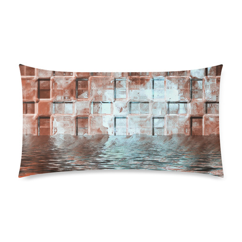 Bronze SeaGate - Jera Nour Rectangle Pillow Case 20"x36"(Twin Sides)