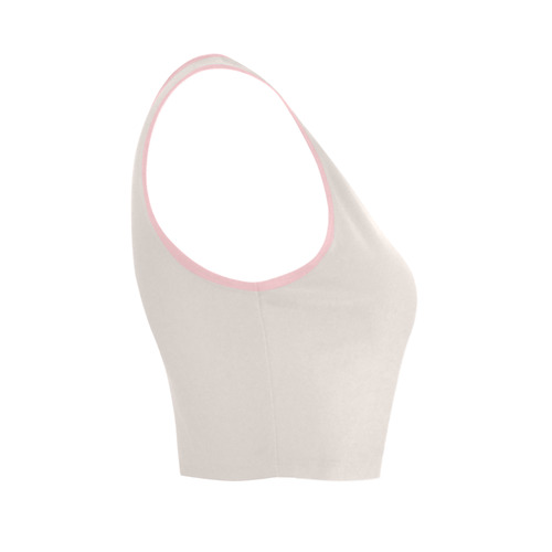 Bridal Blush Women's Crop Top (Model T42)