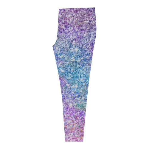 Colorful Glitter Texture Cassandra Women's Leggings (Model L01)