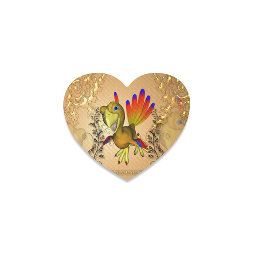 funny toon phoenix Heart Coaster