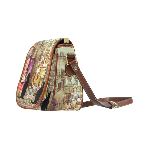 Anton Pieck the bakery Saddle Bag/Small (Model 1649) Full Customization