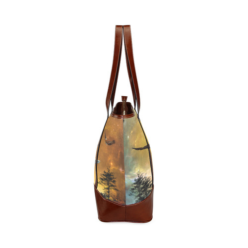 Awesome flying eagle Tote Handbag (Model 1642)