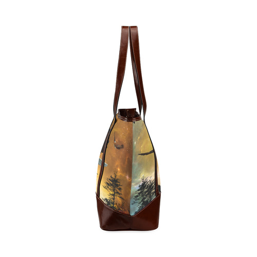 Awesome flying eagle Tote Handbag (Model 1642)