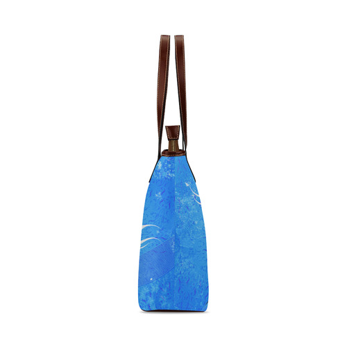 Snowboarder with snowflakes Shoulder Tote Bag (Model 1646)