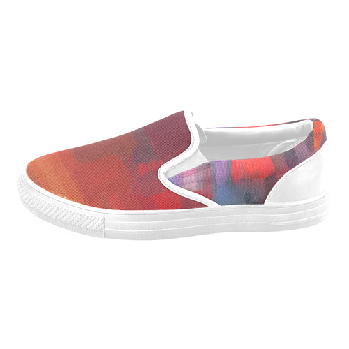 color Slip-on Canvas Shoes for Men/Large Size (Model 019)