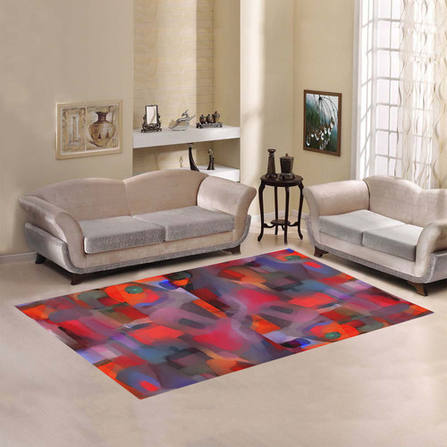 pop color Area Rug7'x5'