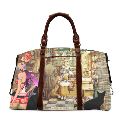 Anton Pieck -the bakery Classic Travel Bag (Model 1643) Remake