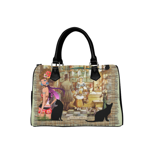 Anton Pieck the bakery Boston Handbag (Model 1621)