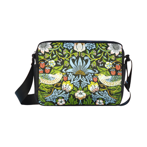 William Morris Strawberry Thief Vintage Floral Classic Cross-body Nylon Bags (Model 1632)