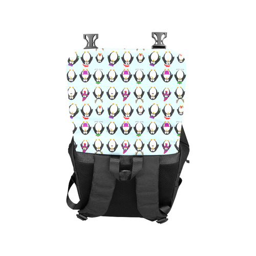 Christmas Party Penguins Casual Shoulders Backpack (Model 1623)