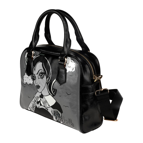 "Mrs. Eddie Munster" by Skinderella Shoulder Handbag (Model 1634)