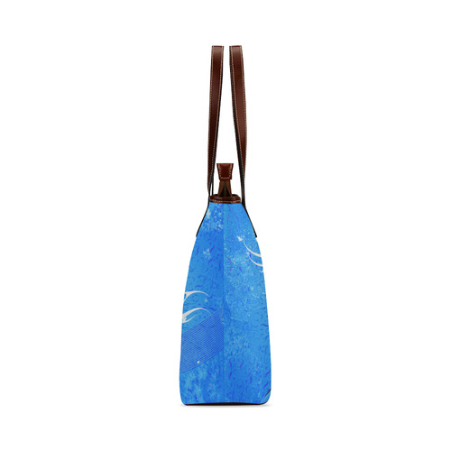 Snowboarder with snowflakes Shoulder Tote Bag (Model 1646)