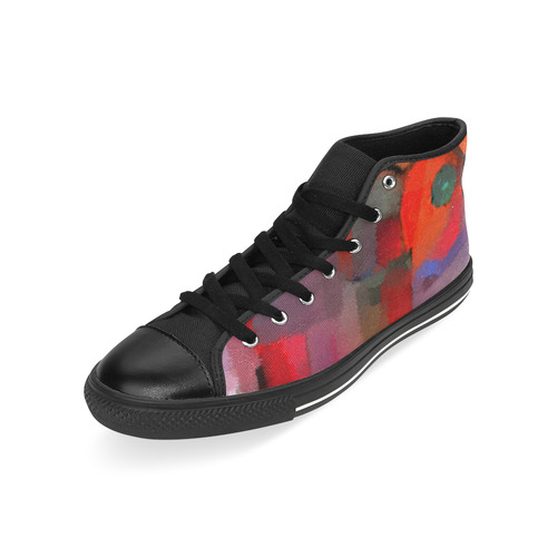 super High Top Canvas Women's Shoes/Large Size (Model 017)