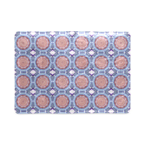Peach and Sage Geometric Pattern