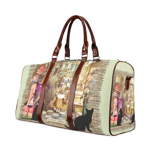 Anton Pieck - the bakery Waterproof Travel Bag/Small (Model 1639)