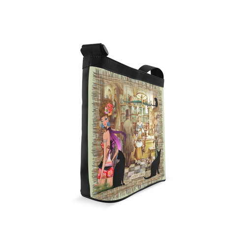 Anton Pieck - the bakery shop Crossbody Bags (Model 1613)