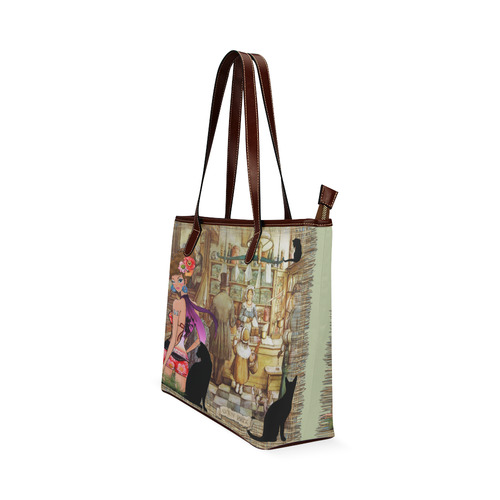 Anton Pieck the bakery Shoulder Tote Bag (Model 1646)