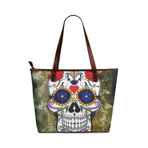 skull20160405 Shoulder Tote Bag (Model 1646)