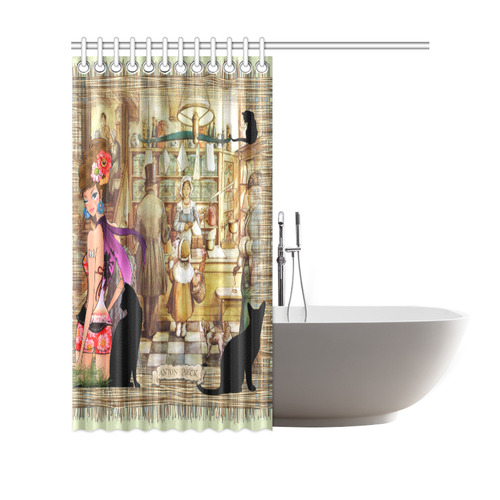 Anton Pieck - the bakery Shower Curtain 69"x70"