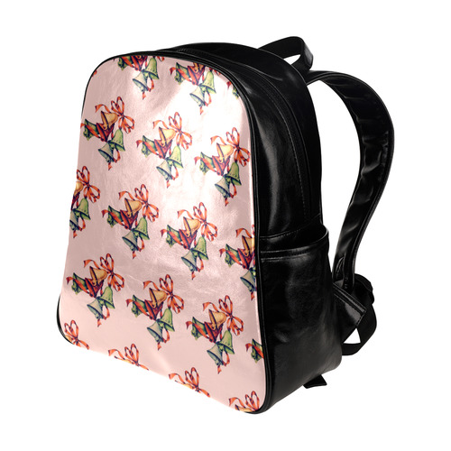 sweet christmas bells B Multi-Pockets Backpack (Model 1636)